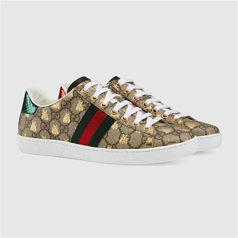 gucci ace gg supreme sneaker replica|gucci ace studded sneakers.